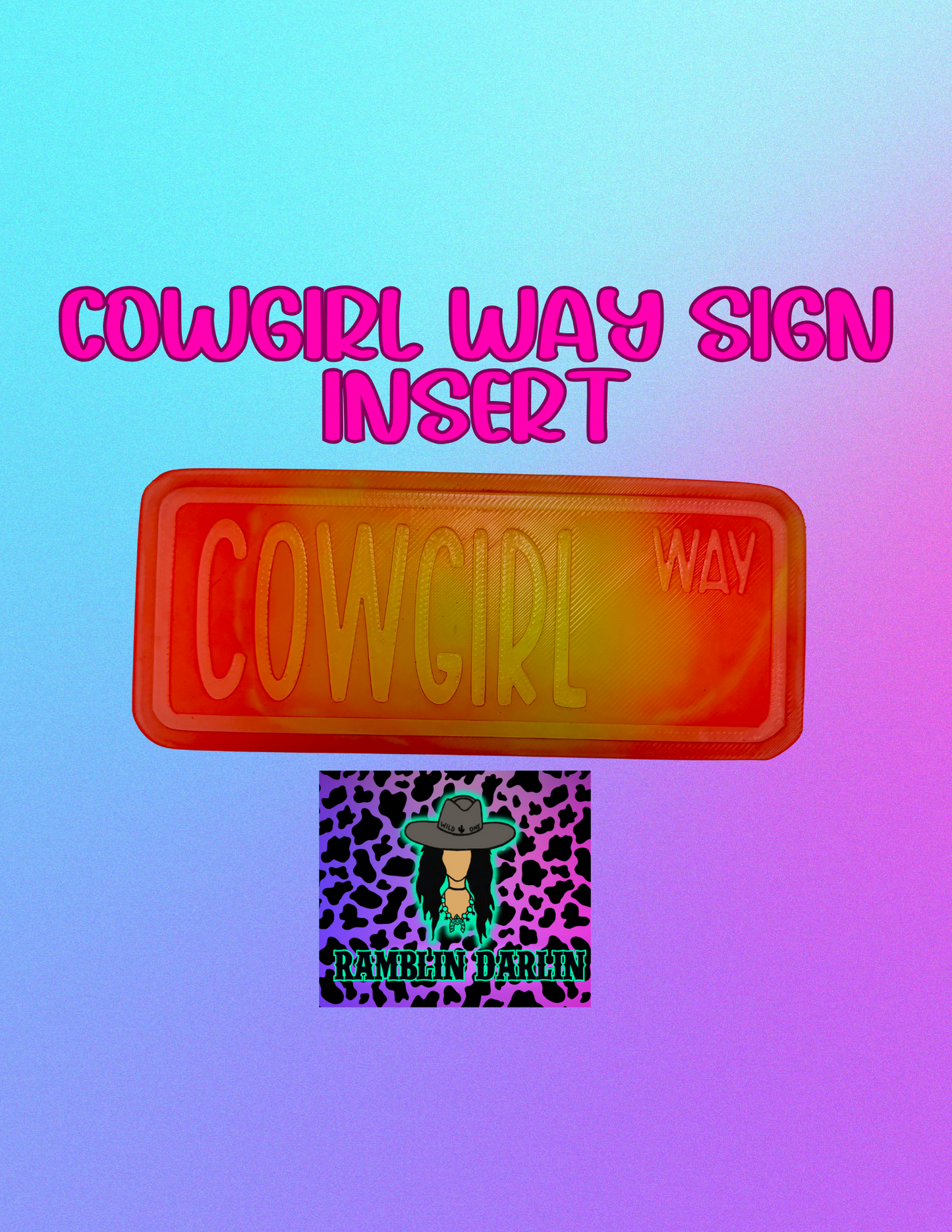 Street Sign Insert Mold