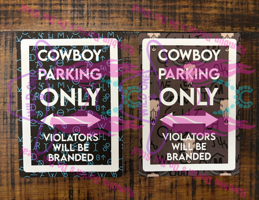 Parking Sign for Framed Rectangle Cardstock (5pk)