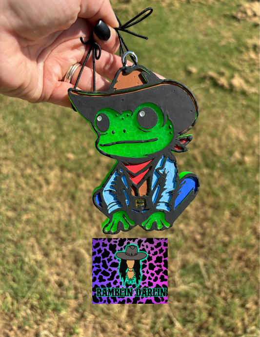 Cowboy Frog Mold