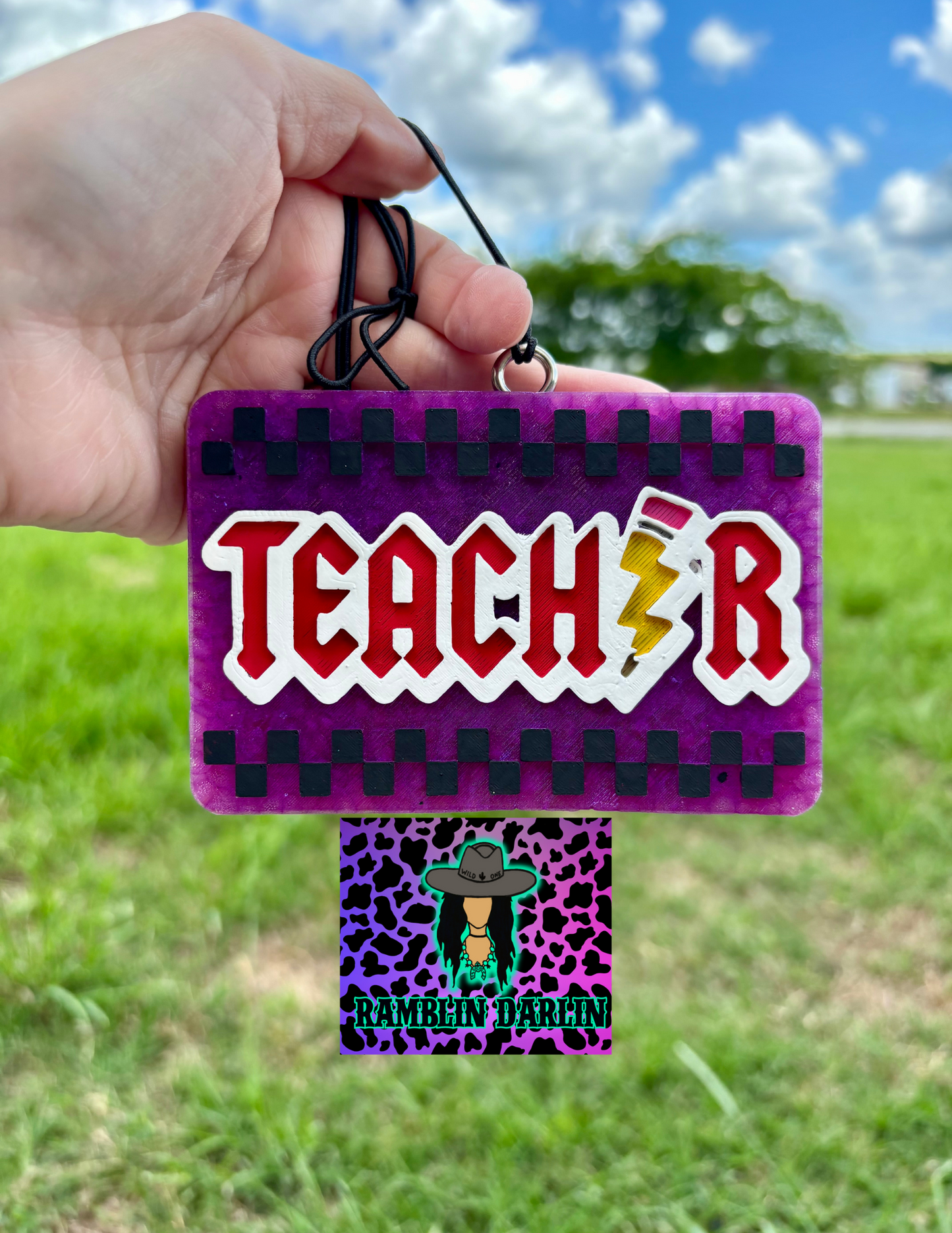 Checkered Teacher Mold