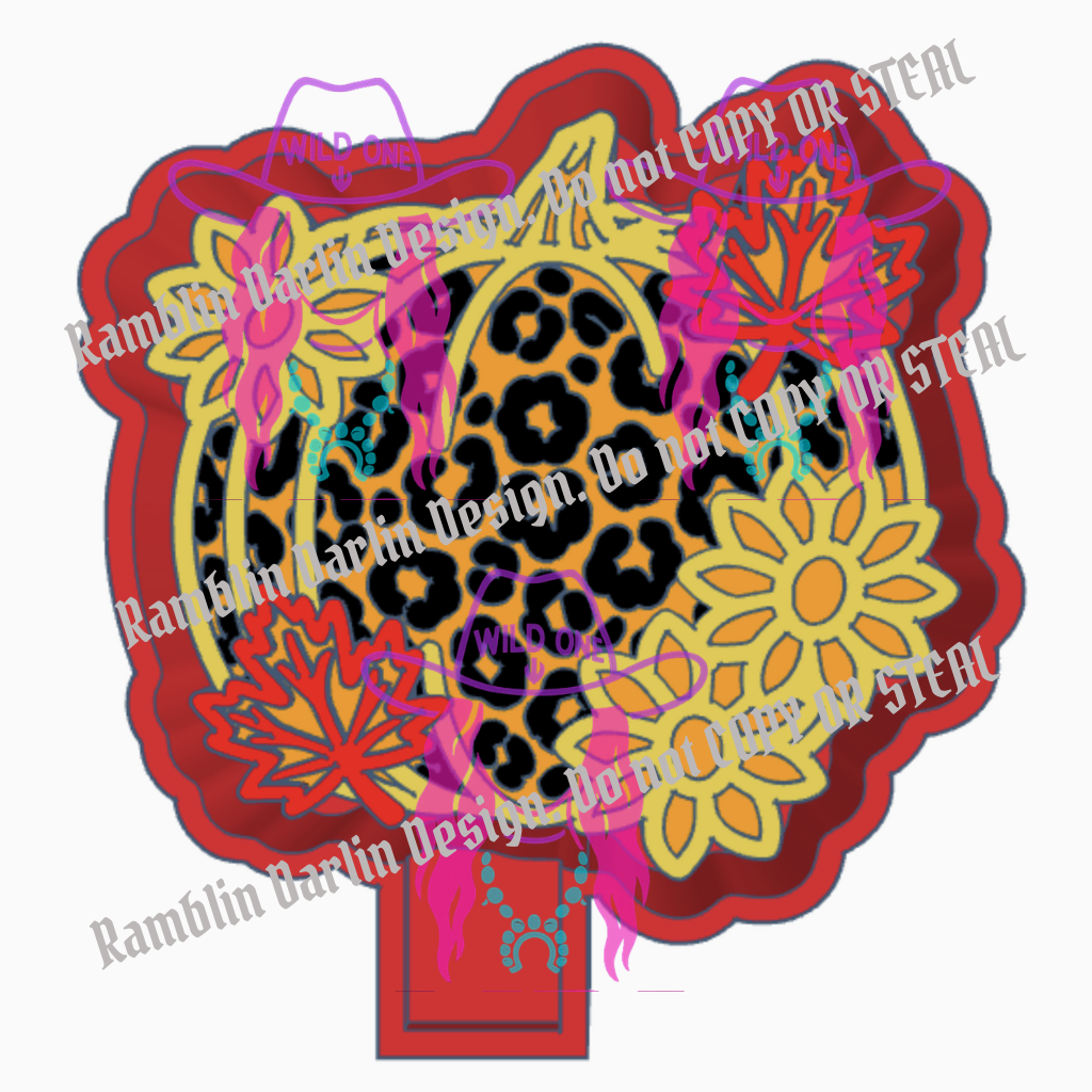 Leopard Print Pumpkin STL files