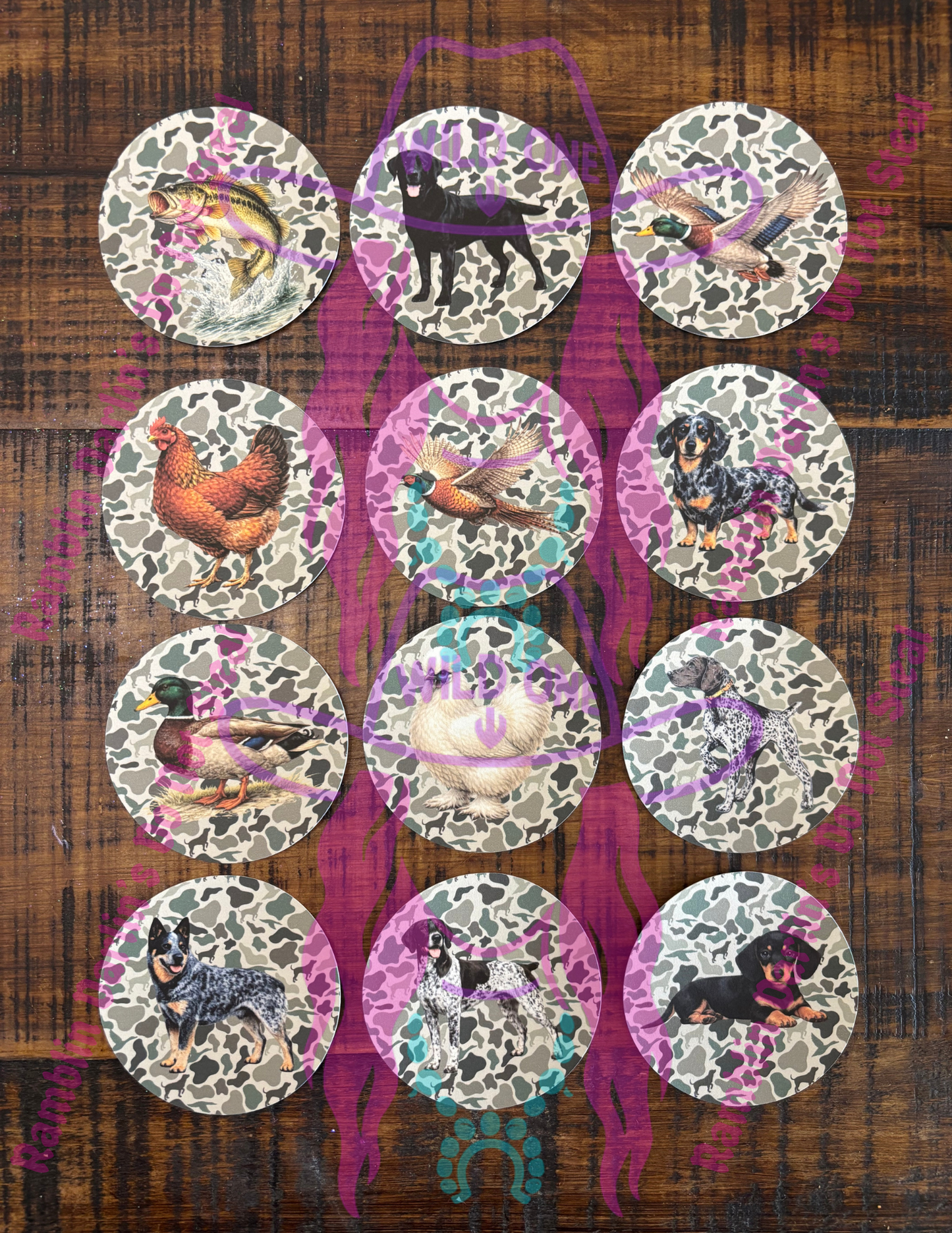 Round/Circle Cardstock Random (10pk)