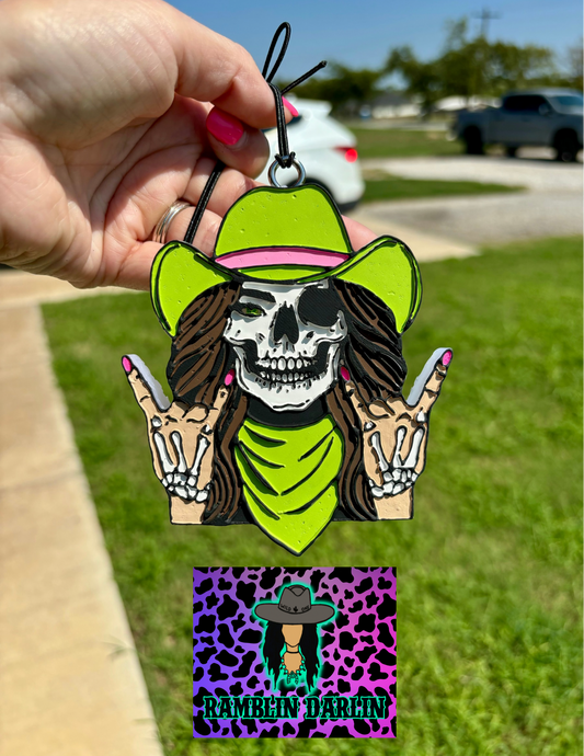 Cowgirl Skeleton Mold