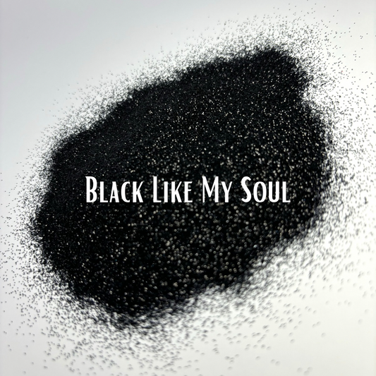 Black Like My Soul Fine Glitter