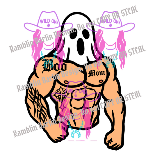 Ghost Man oh Man PNG file (download will not be in color)