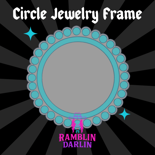 Circle Jewelry Frame Mold