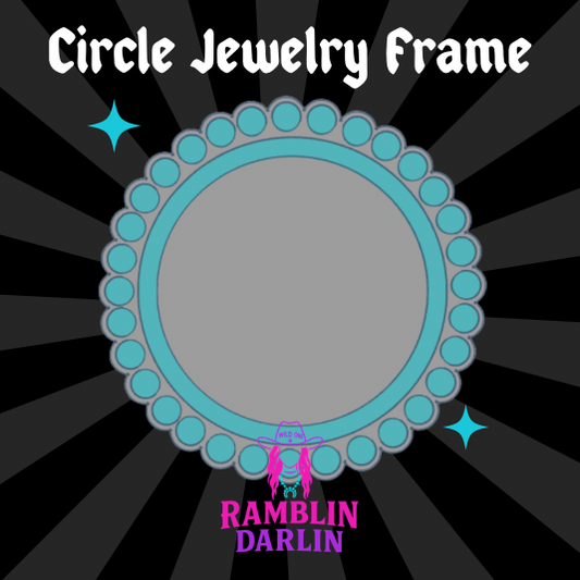 Circle Jewelry Frame Mold