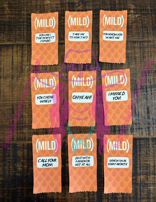 Hot Sauce Packet Cardstock (10pk)