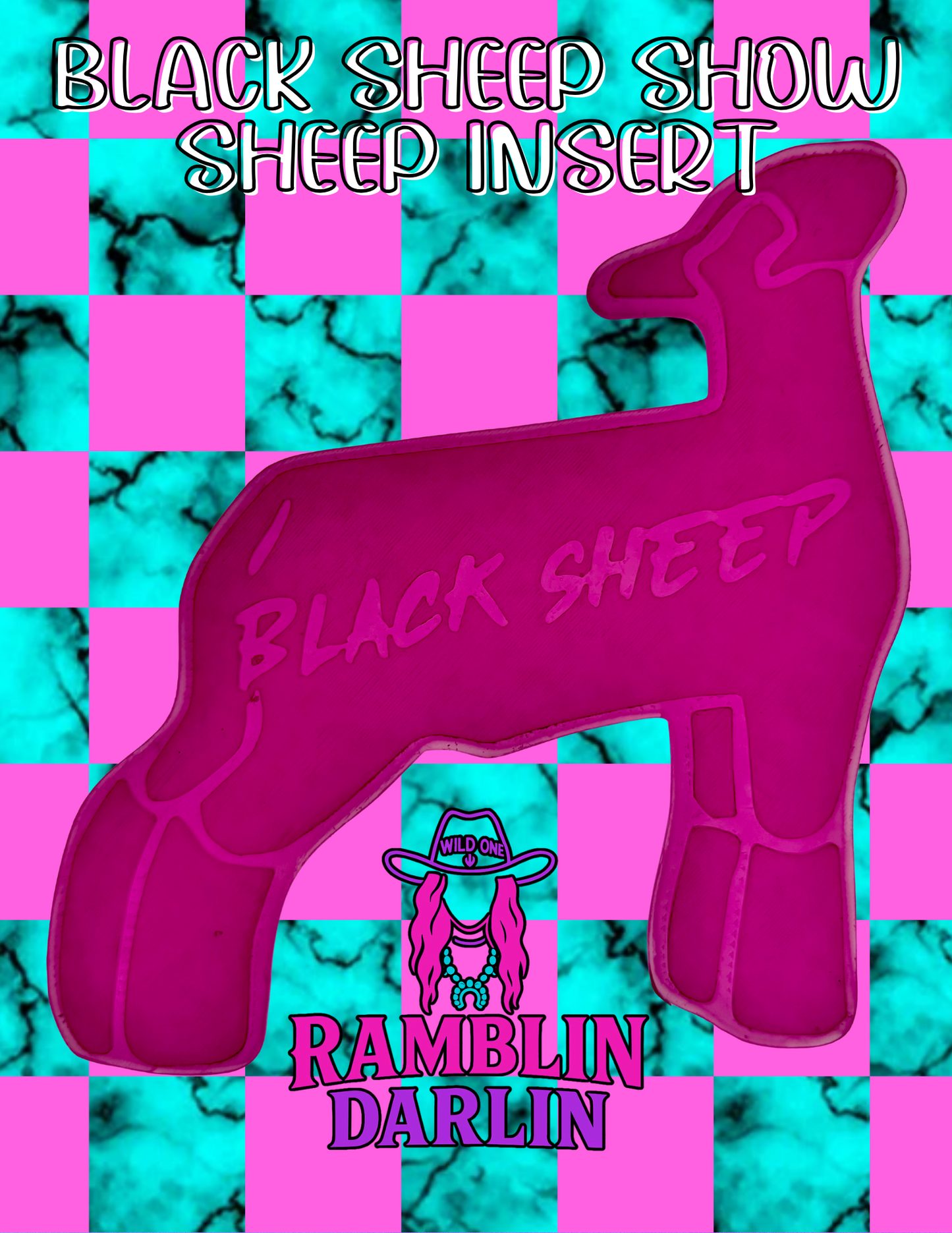 Plain Show Sheep Insert Mold