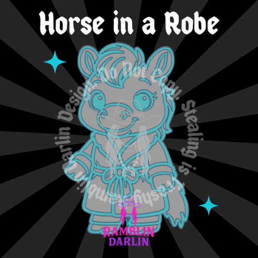 Horse in a Robe Mold