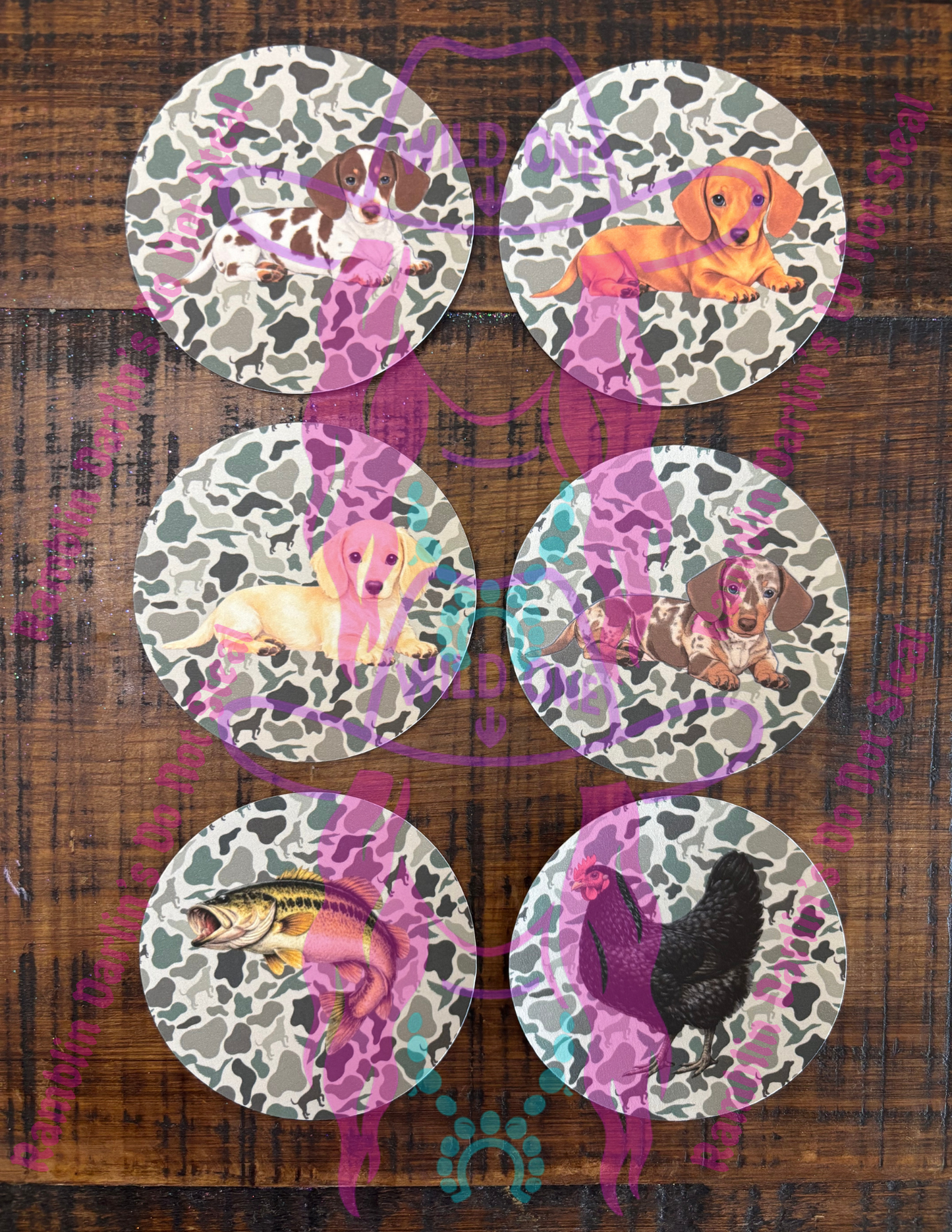 Round/Circle Cardstock Random (10pk)