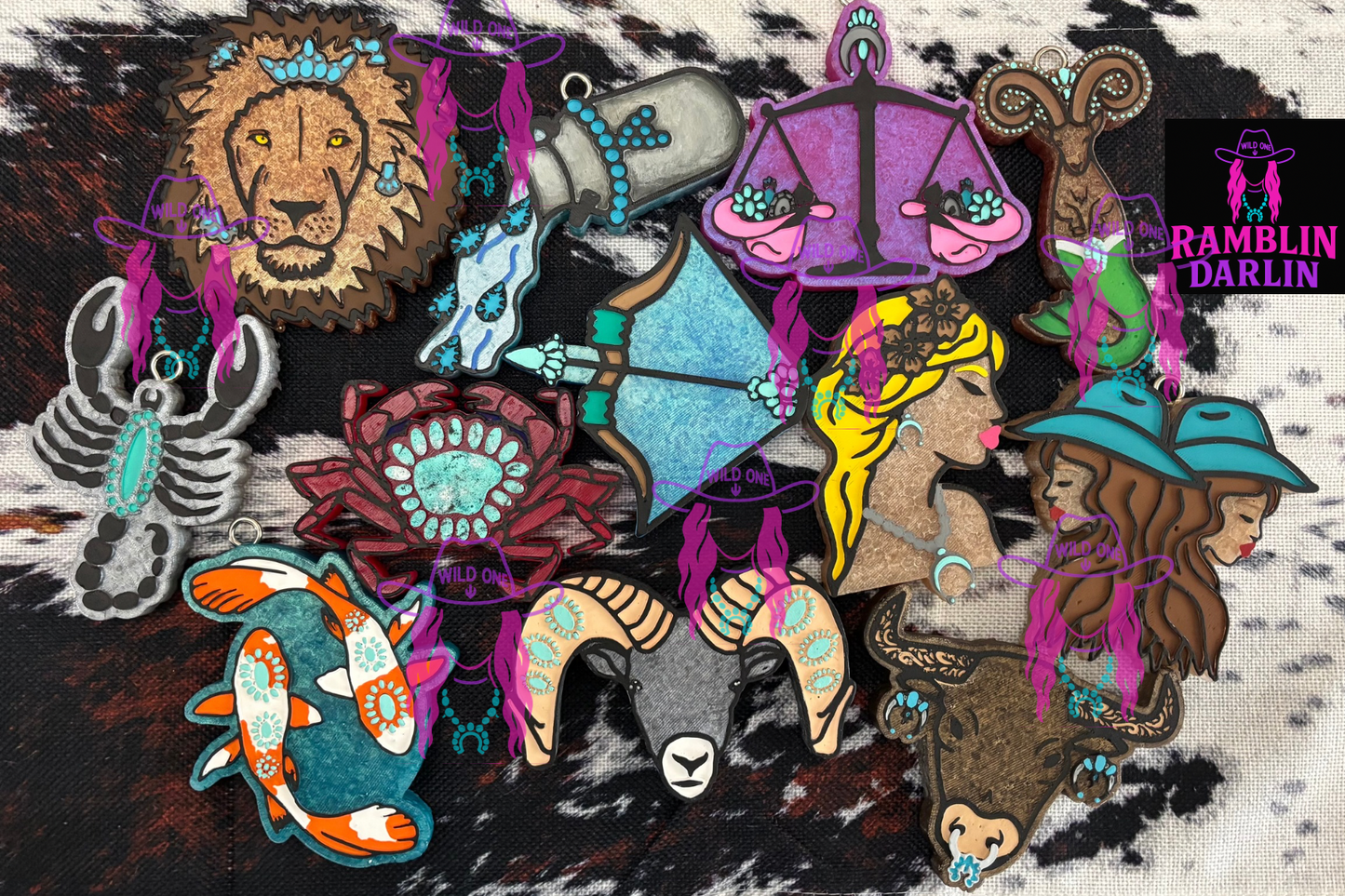 Western Zodiac Bundle Molds (12 molds)©️