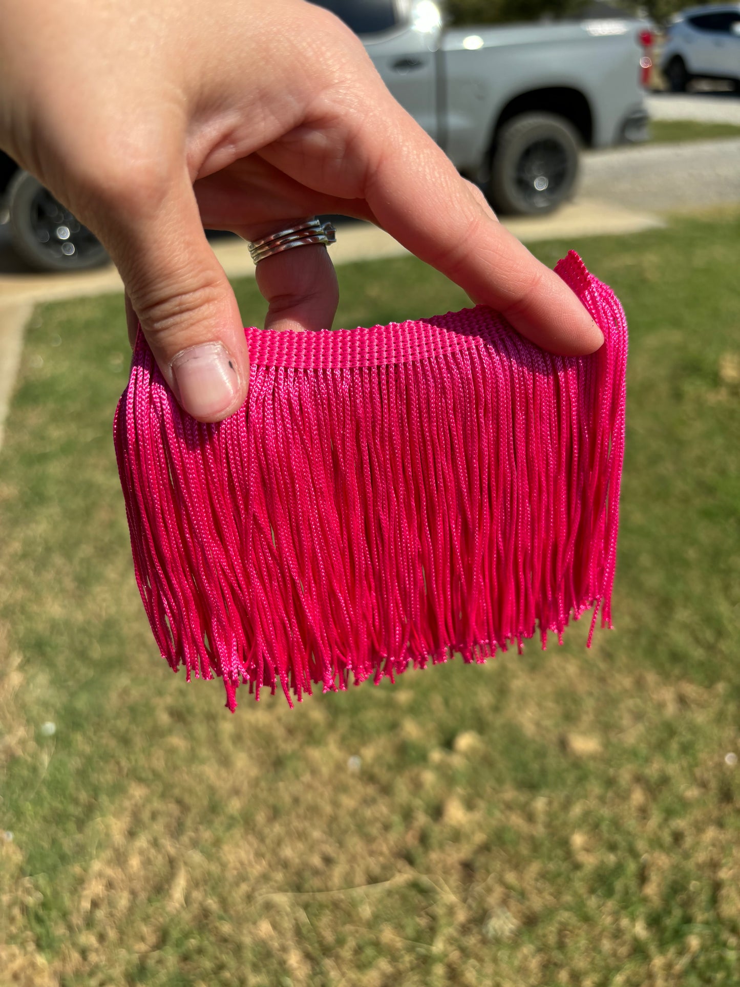 Magenta 4” Fringe