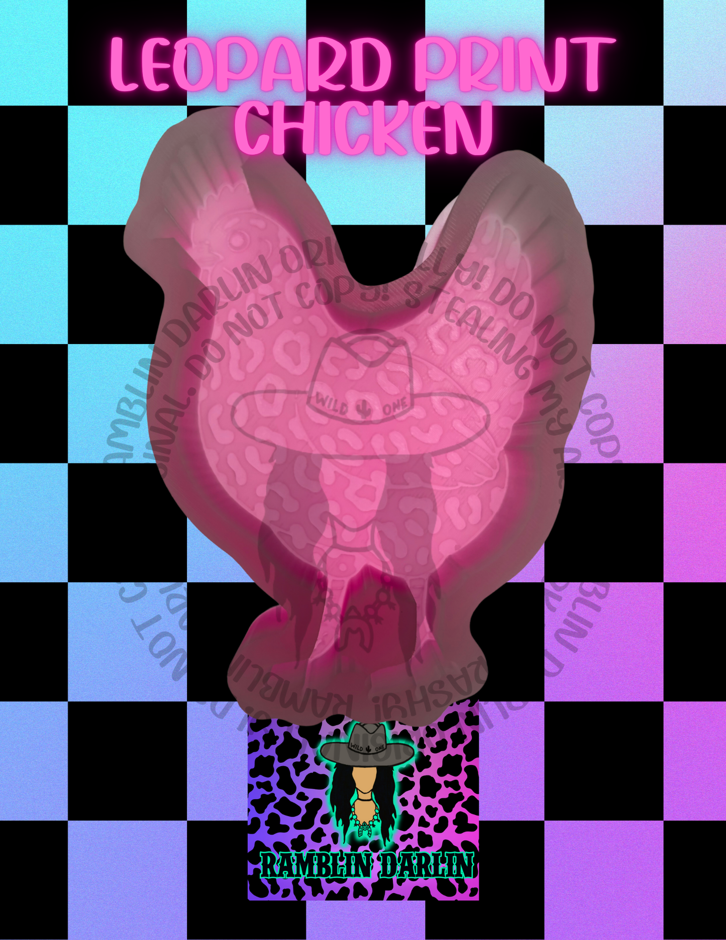 Leopard Print Chicken Mold