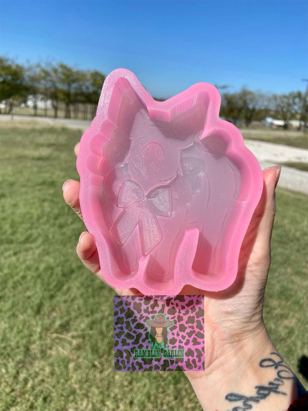 Christmas Show Pig Mold