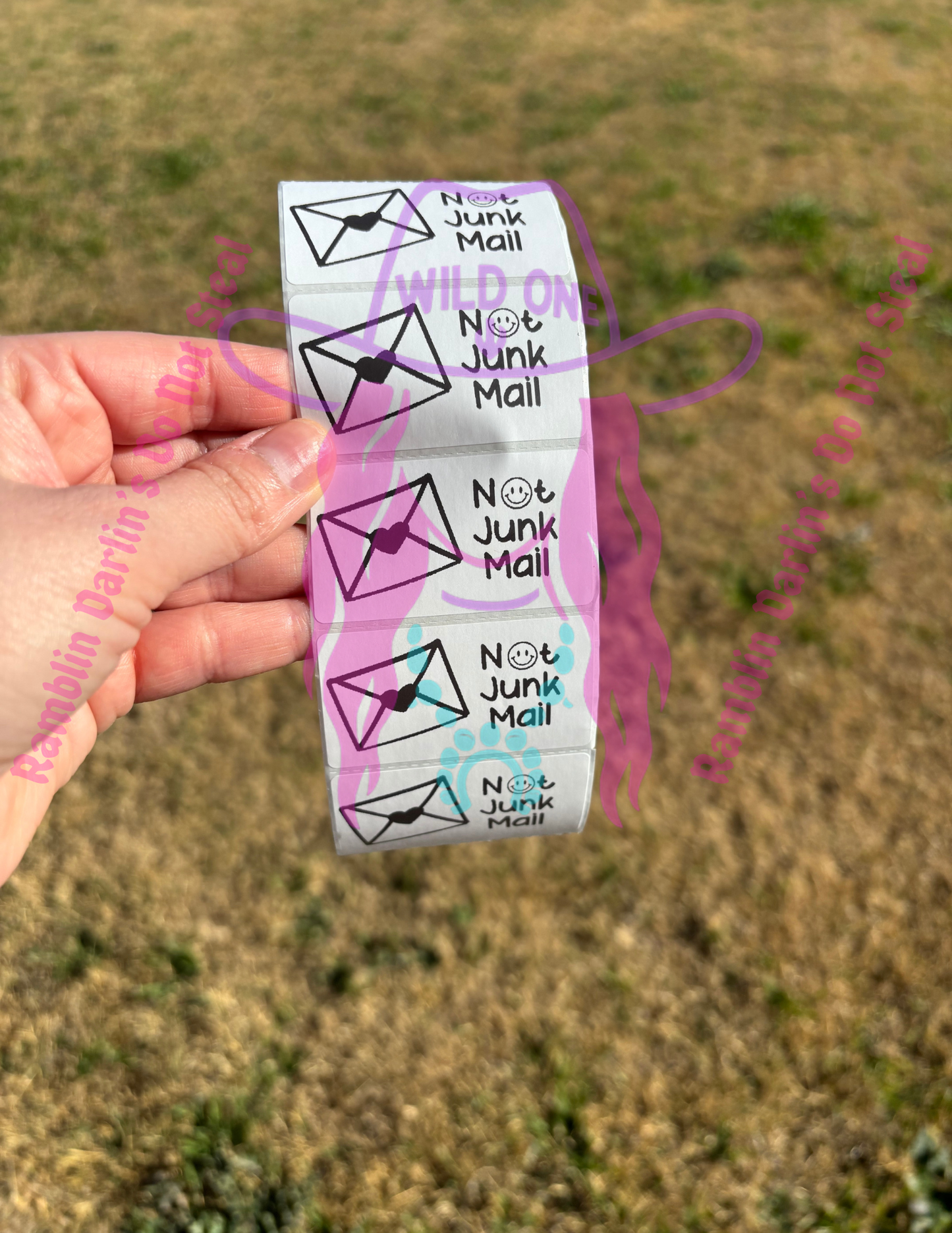 Not Junk Mail 2.25"x 1.25" Thermal Label (qty 100)