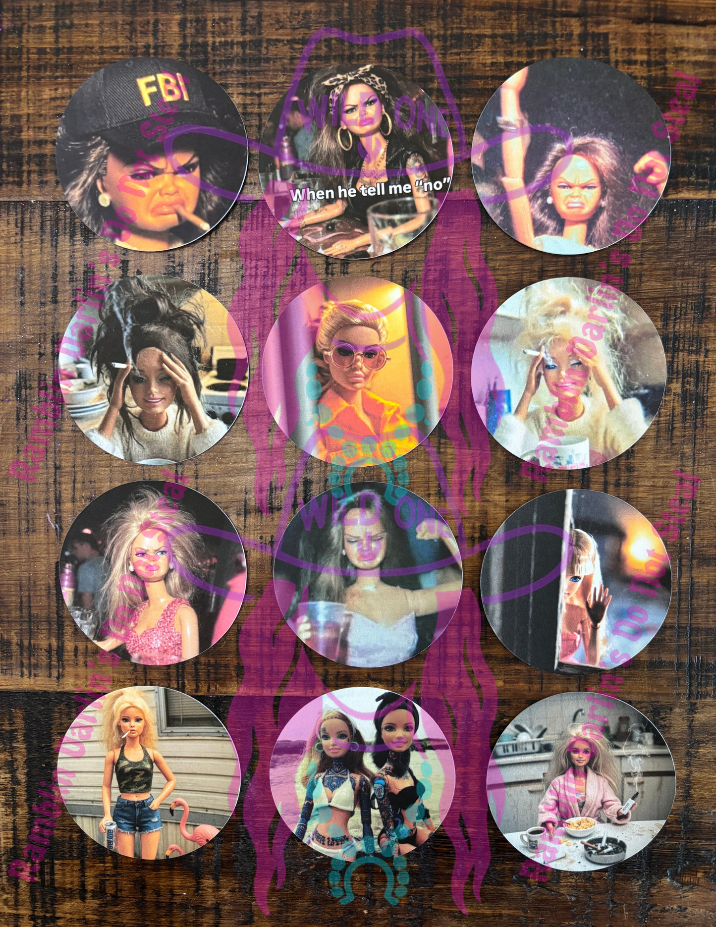 Round/Circle Cardstock Random (10pk)