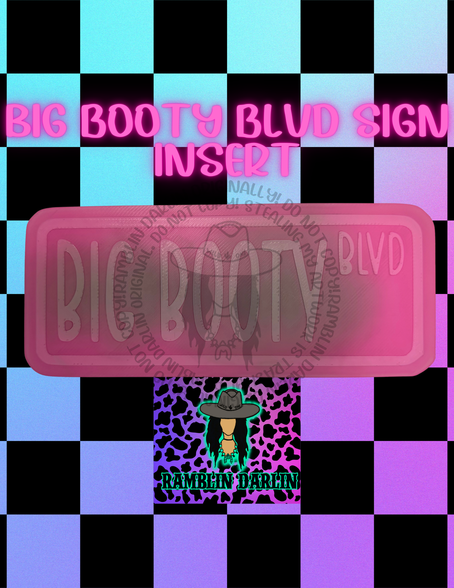 Street Sign Insert Mold