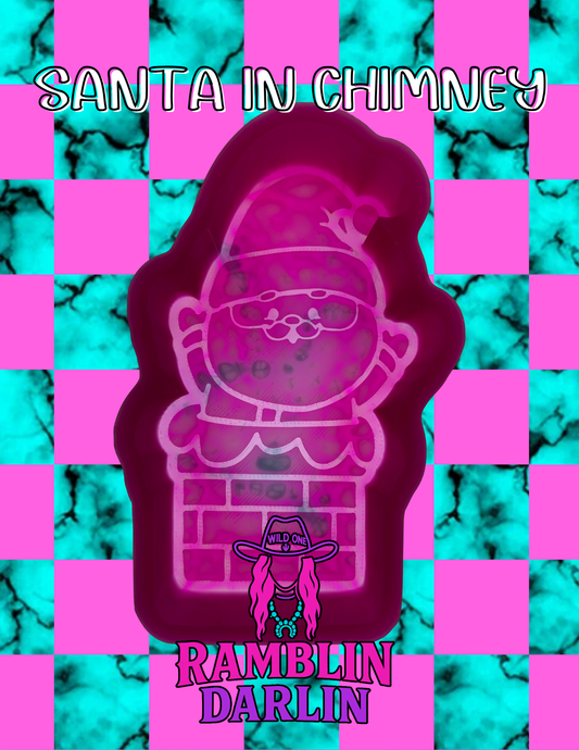 Santa in Chimney Mold