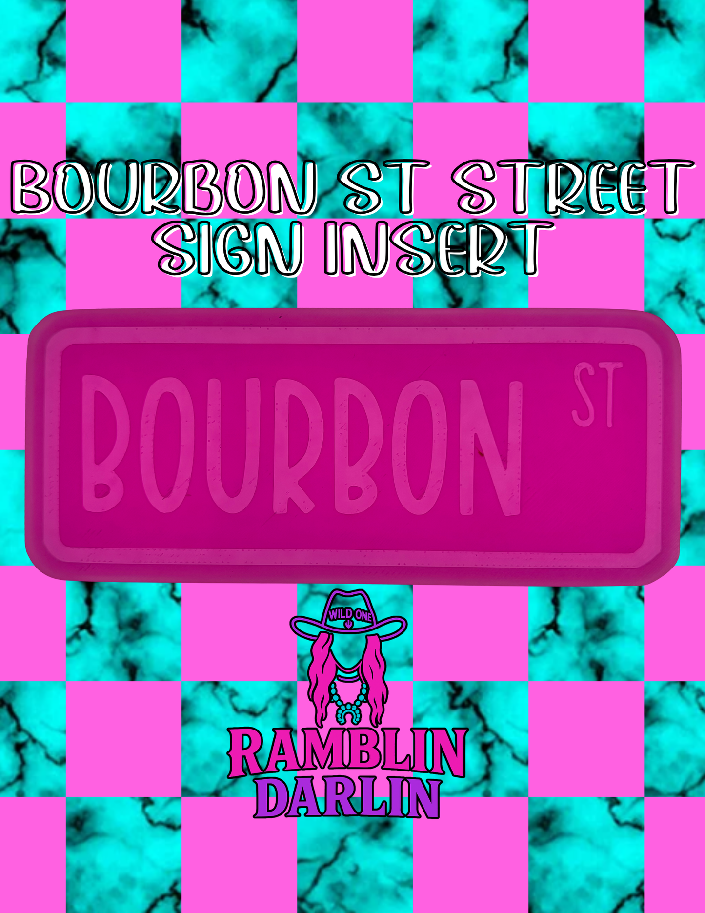 Street Sign Insert Mold