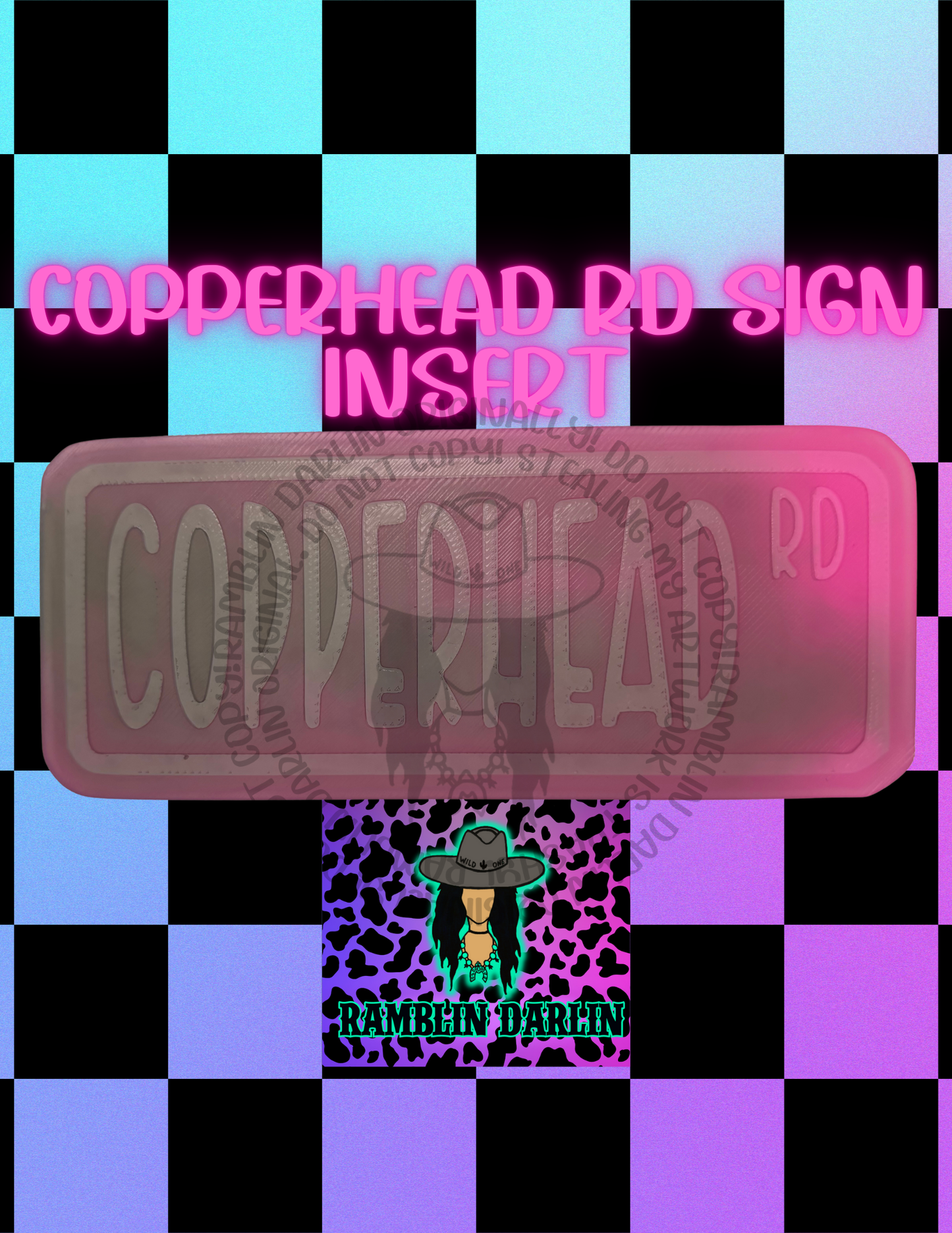 Street Sign Insert Mold