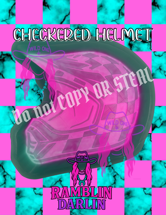 Checkered Helmet Mold