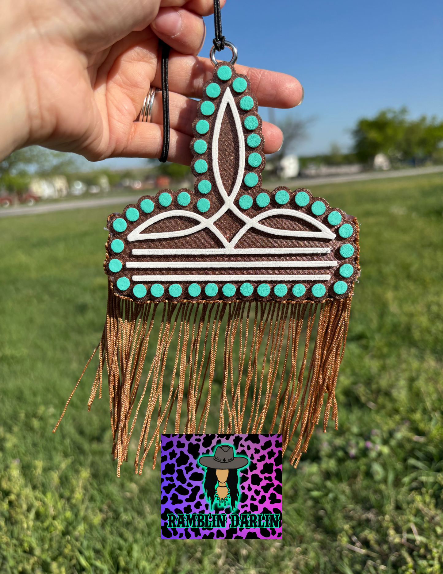 Turquoise Boot Stitch Mold