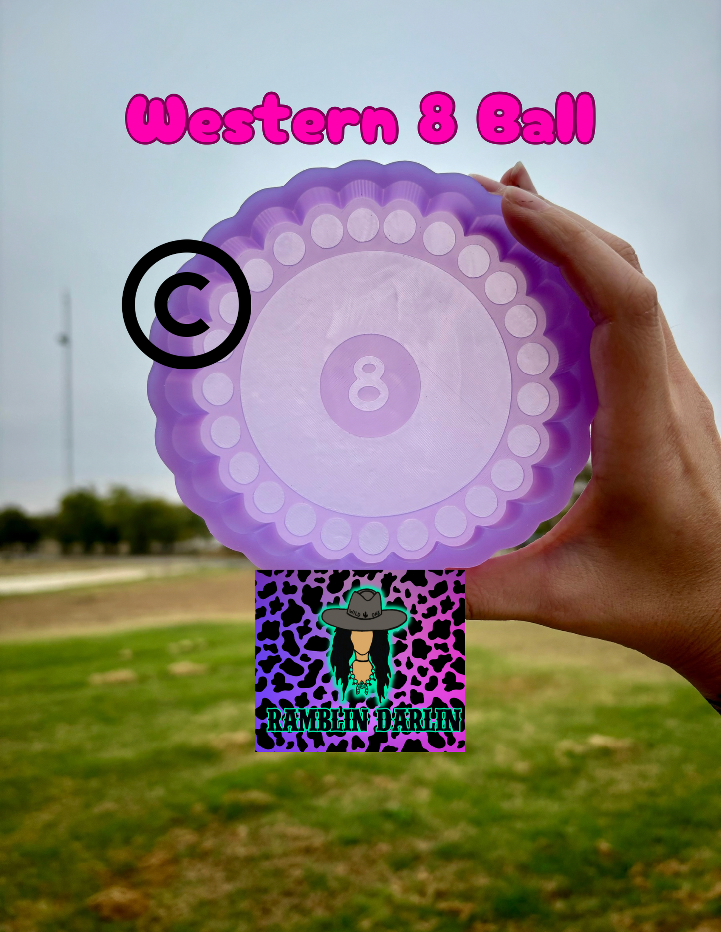 Western 8 Ball Mold ©️