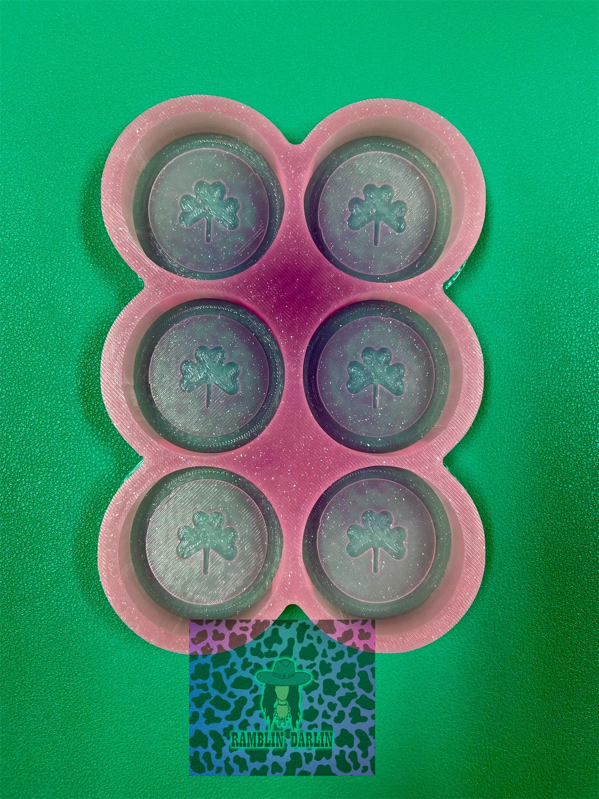 Shamrock Coins Wax Melt Mold