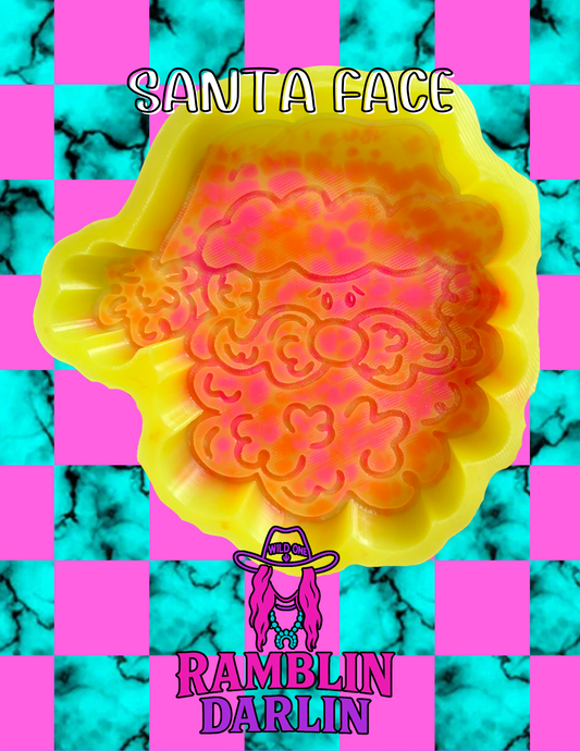 Santa Face Mold