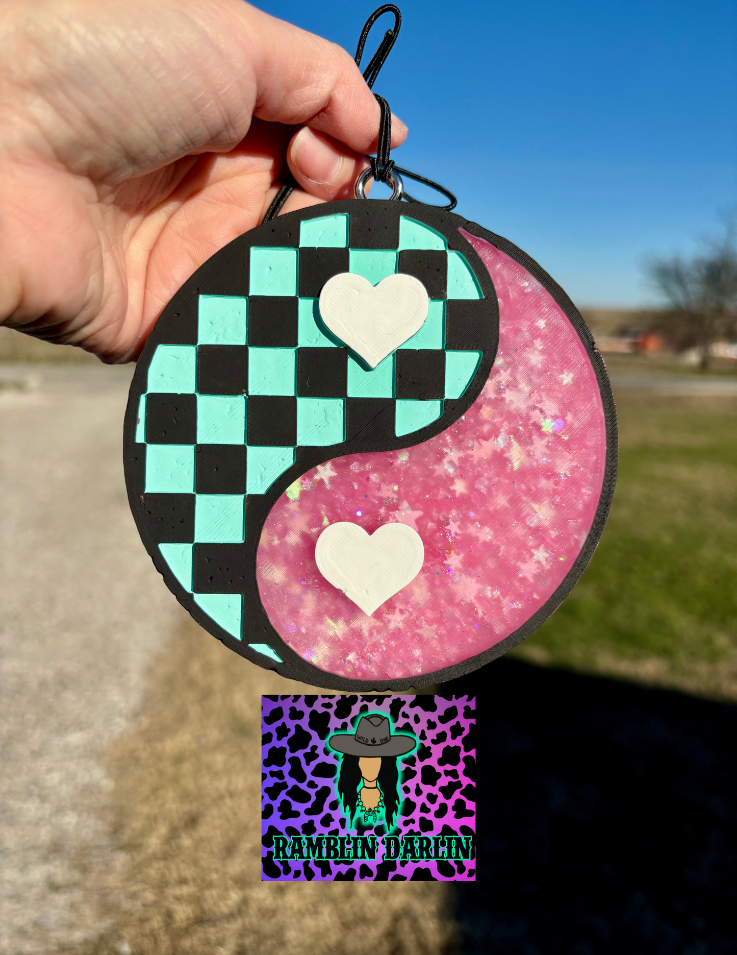 Checkered Ying Yang Mold