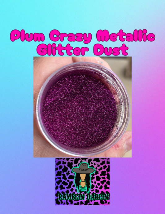 Plum Crazy Metallic Glitter Dust