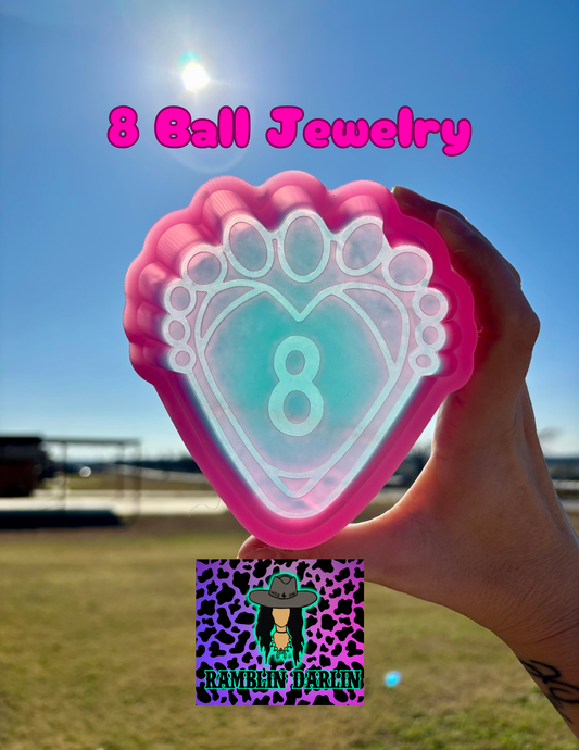 8 Ball Jewelry Mold