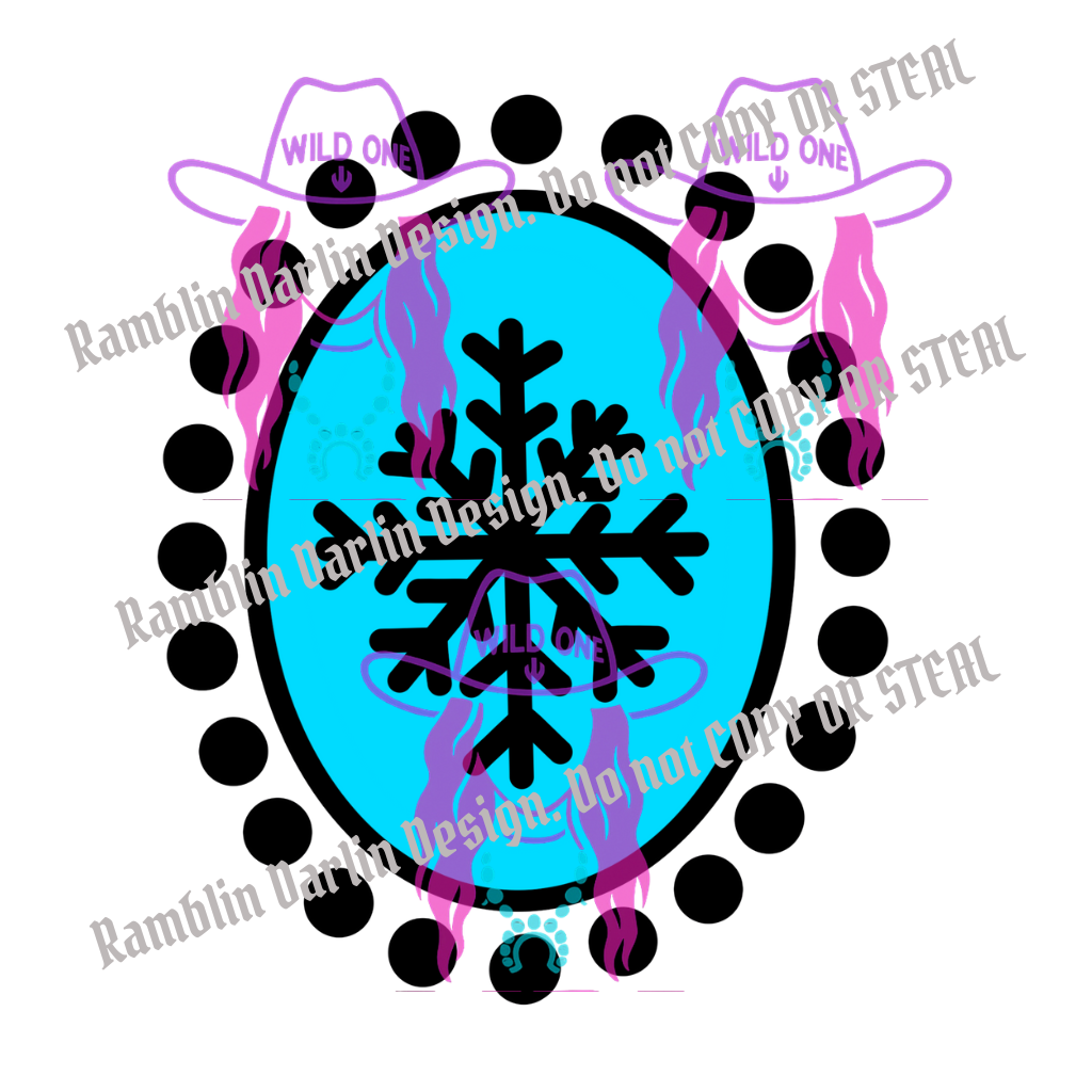 Snowflake Jewelry PNG file