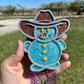 Cowboy Snowman Mold