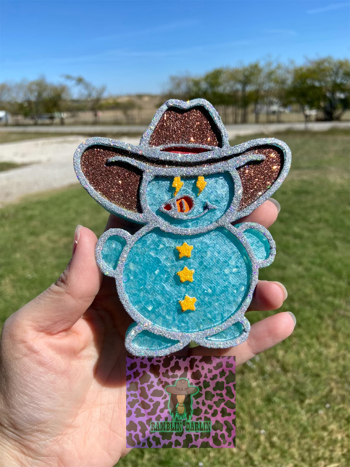 Cowboy Snowman Mold