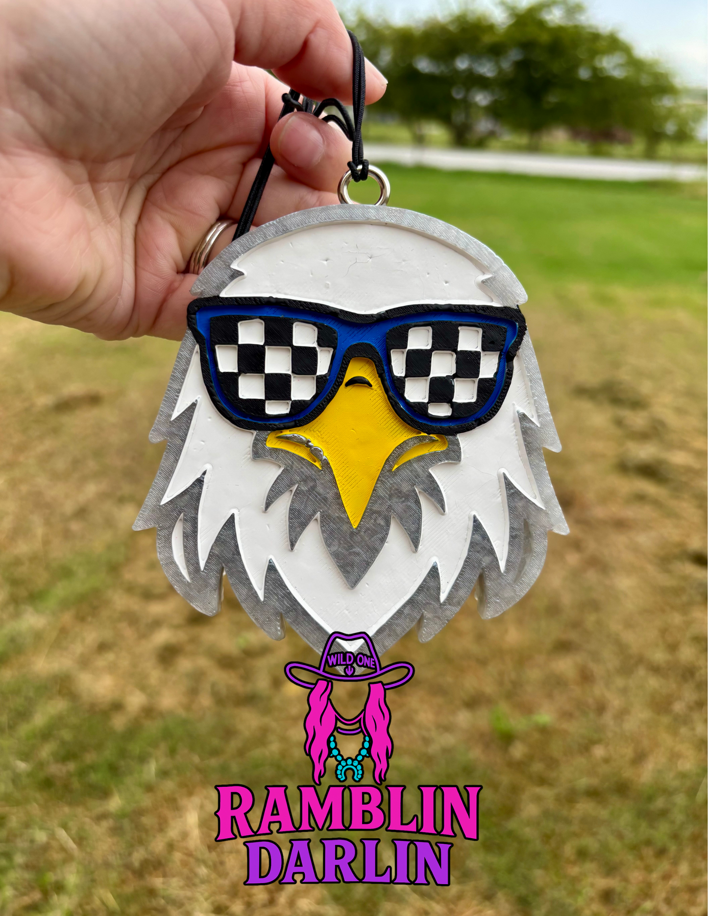 Eagle in Checkered Sunglasses Mold