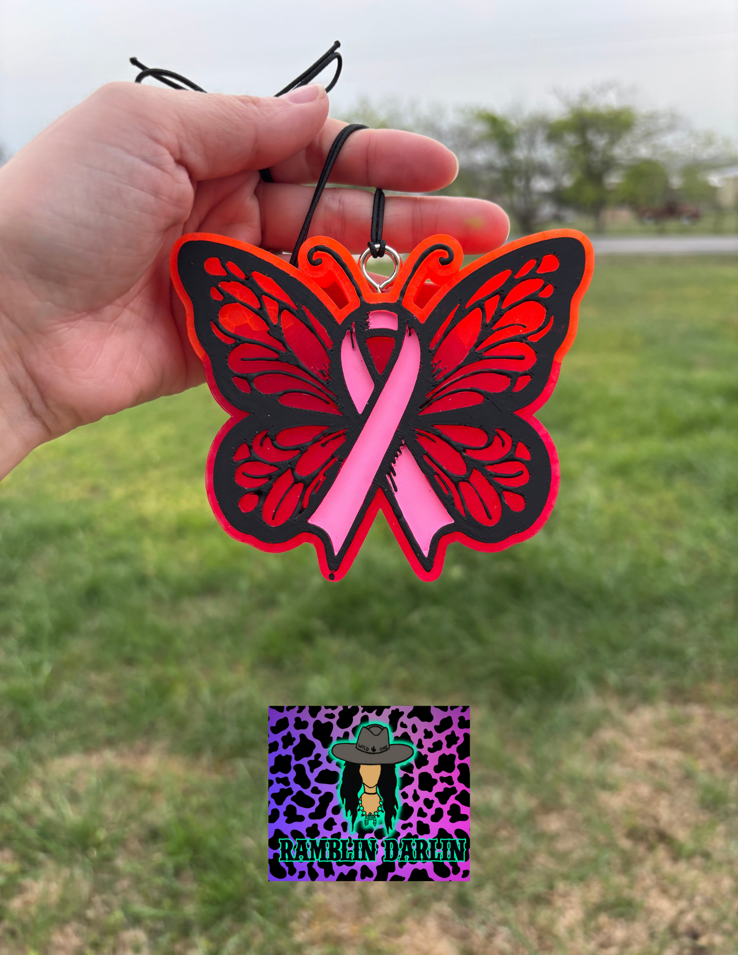 Awareness Ribbon Butterfly Mold