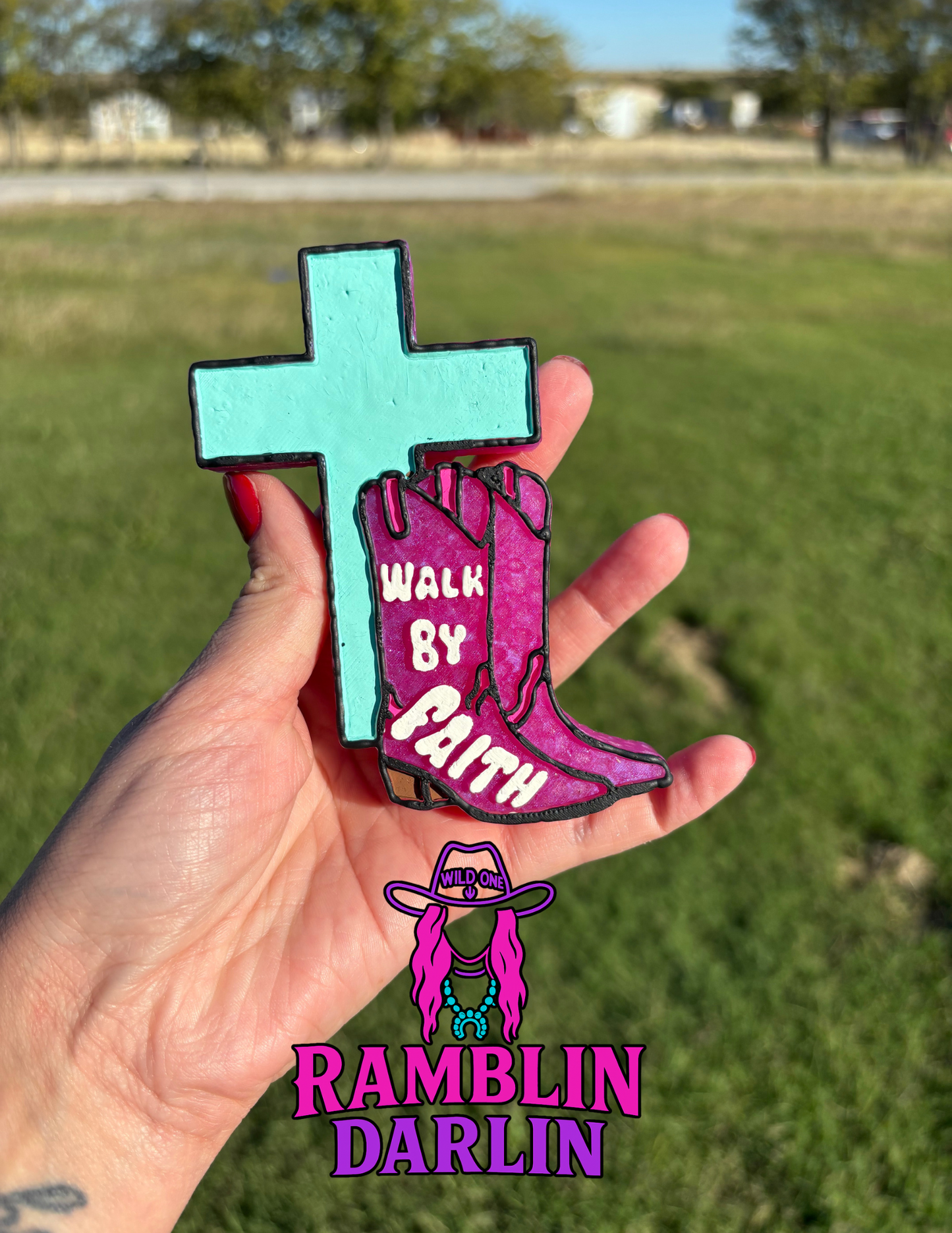 Walk By Faith Cross Mold ©️