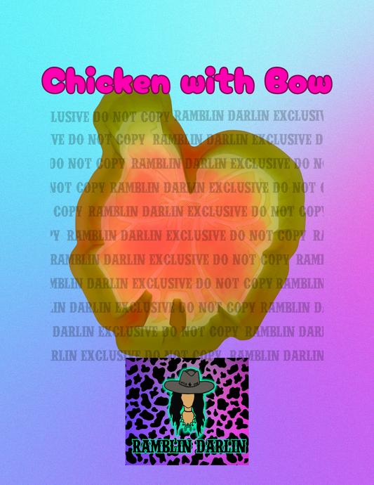 Chicken With Bow Mold