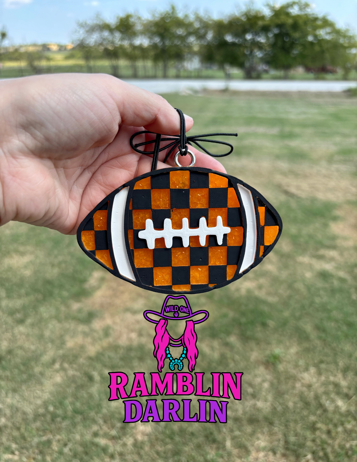 Checkered Football Mold
