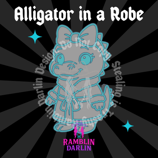 Alligator in a Robe Mold