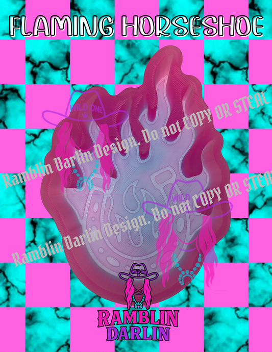 Flaming Horseshoe Mold