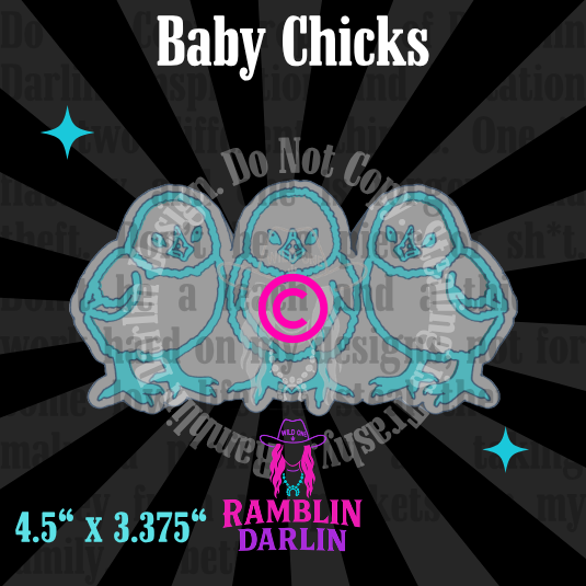Baby Chicks Mold©️