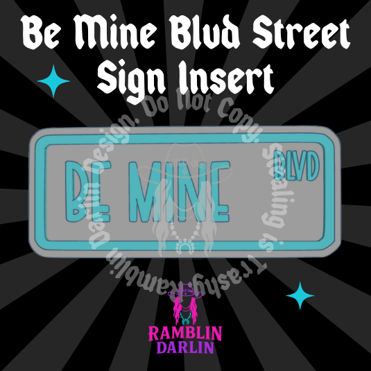 Street Sign Insert Mold