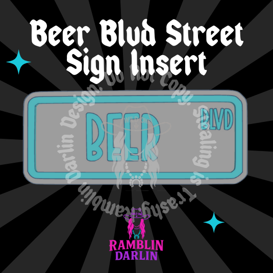 Street Sign Insert Mold