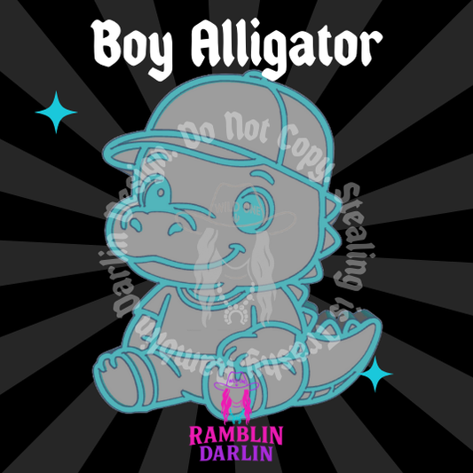 Boy Alligator Mold