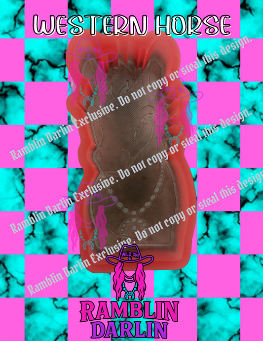 Western Horse Mold