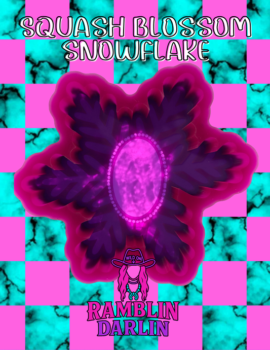 Squash Blossom Snowflake Mold
