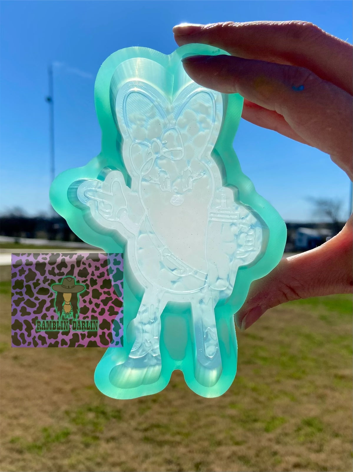 Western Bougie Bunny Candy Mold